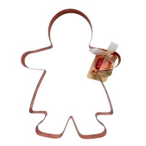 Masterclass Bake Shop Stainless Steel Jumbo Gingerbread Woman Cookie Cutter Nwt